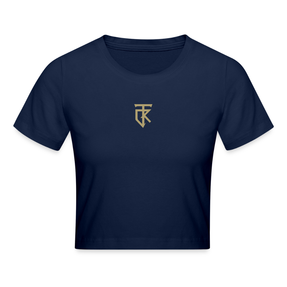 ThiKra's Premium Cropped Slim Fitshirt / Women - light navy