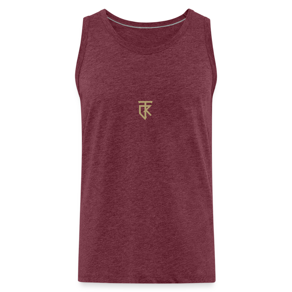 ThiKra's Premium Fit-Tanktop / Men - heather burgundy