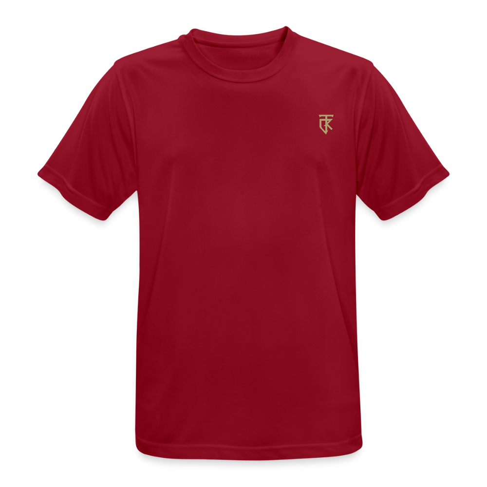 ThiKra's Premium Breathable Fitshirt / Unisex - dark red