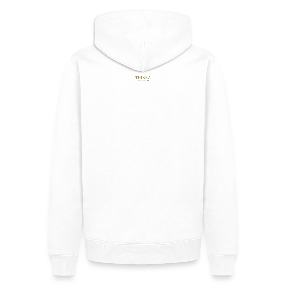 ThiKra's Premium Fithoodie / Men - white