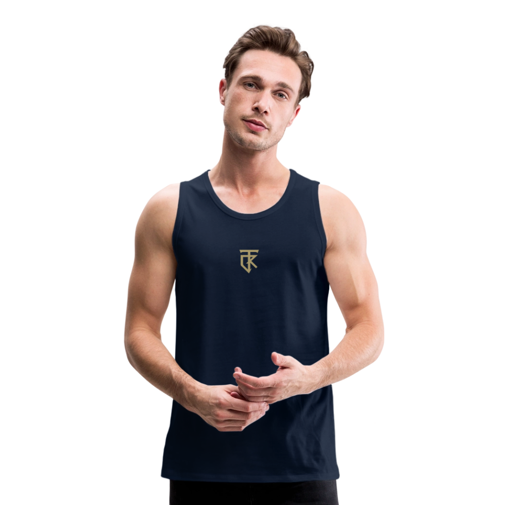 ThiKra's Premium Fit-Tanktop / Men - navy