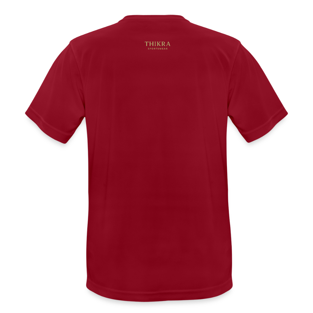 ThiKra's Premium Breathable Fitshirt / Unisex - dark red