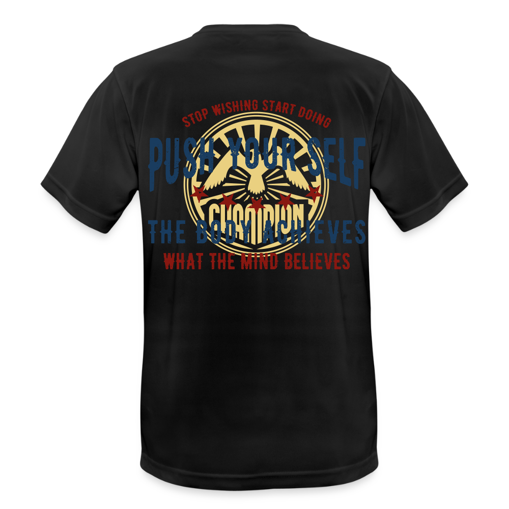 ThiKra's HYPE ''Champion'' Fitshirt / Men - black