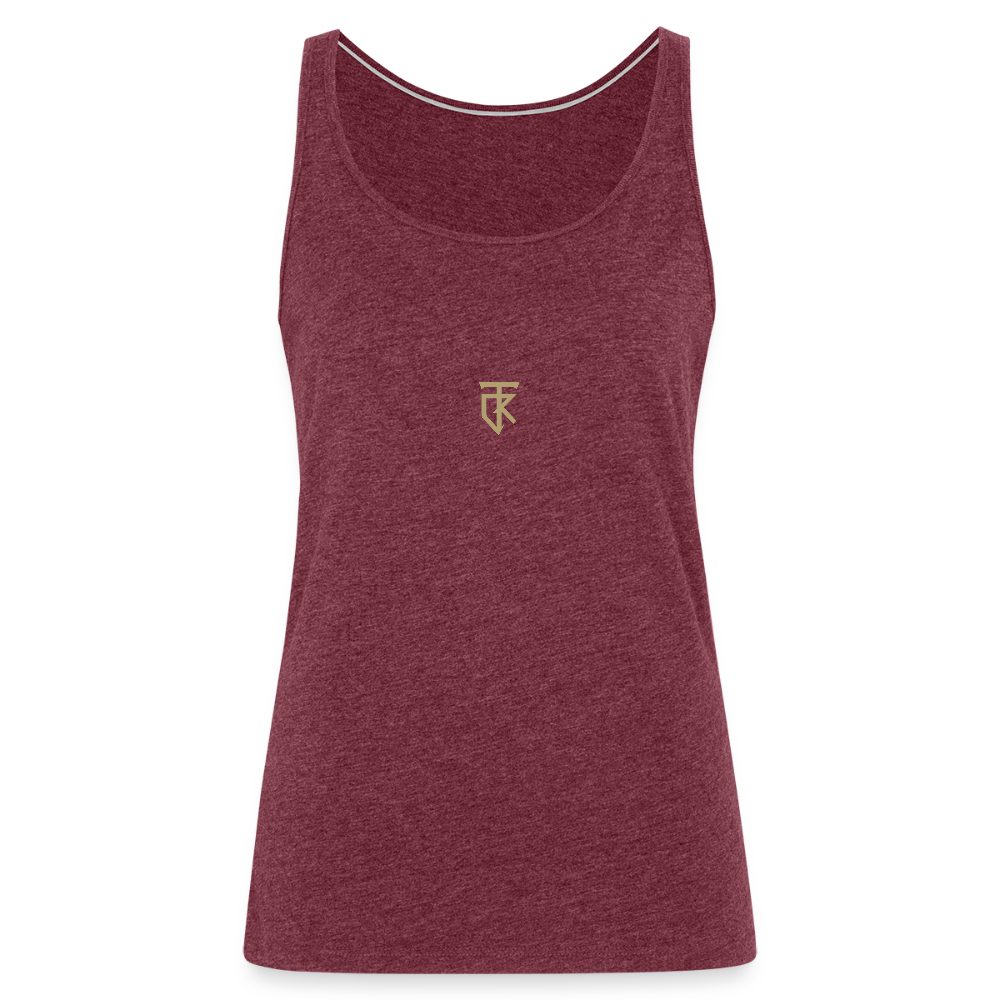ThiKra's Premium Fit-Tanktop / Women - heather burgundy