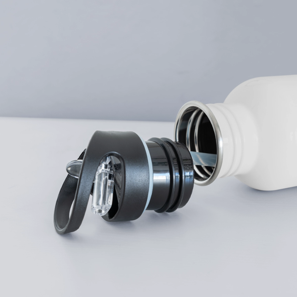 ThiKra's Strawed Fitbottle - white
