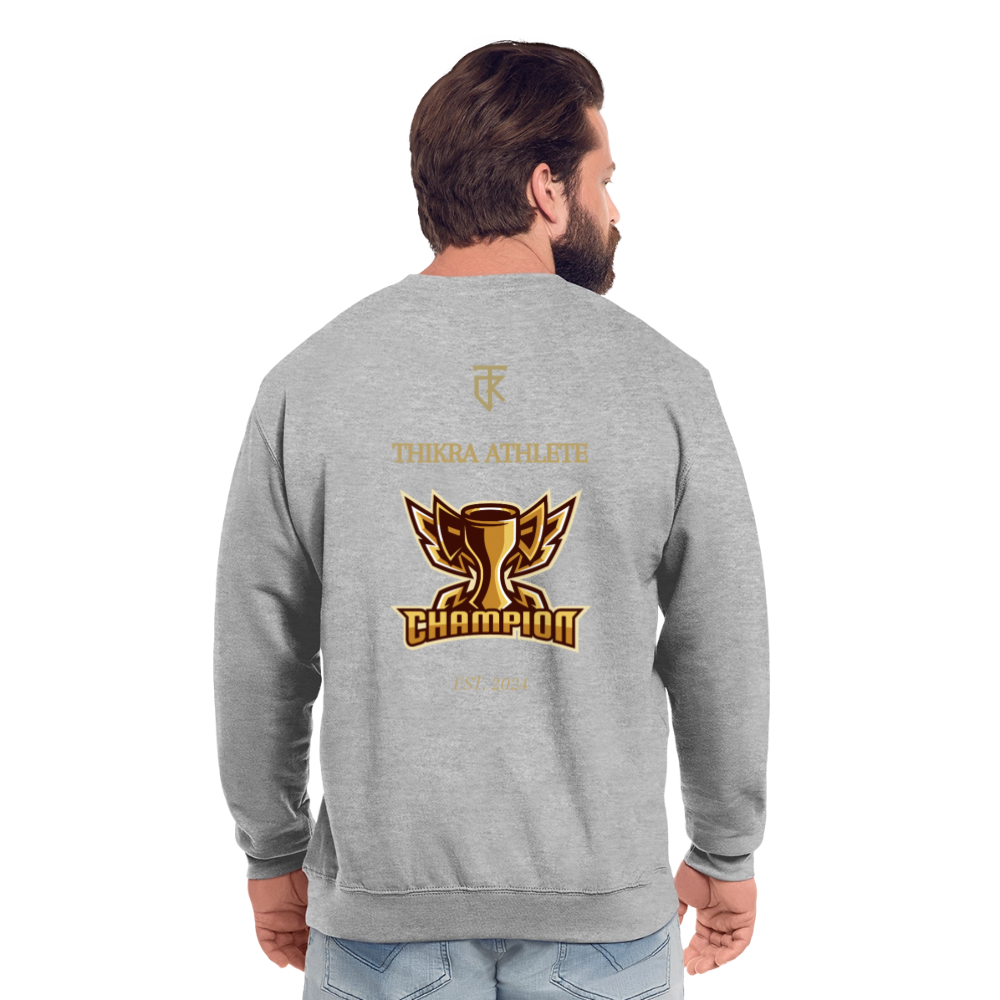 ThiKra's HYPE Fitsweater / Unisex - salt & pepper