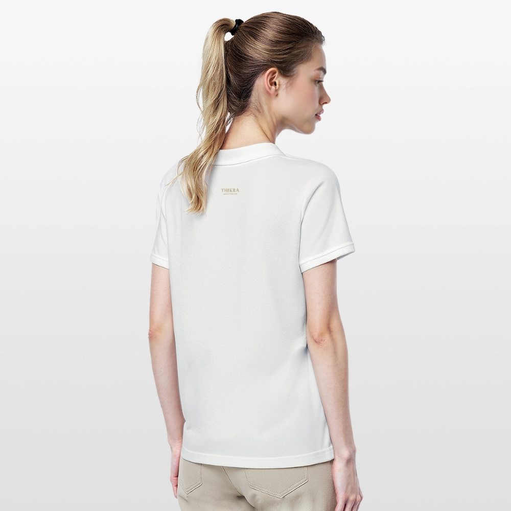 ThiKra's Premium Fitpolo / Women - white