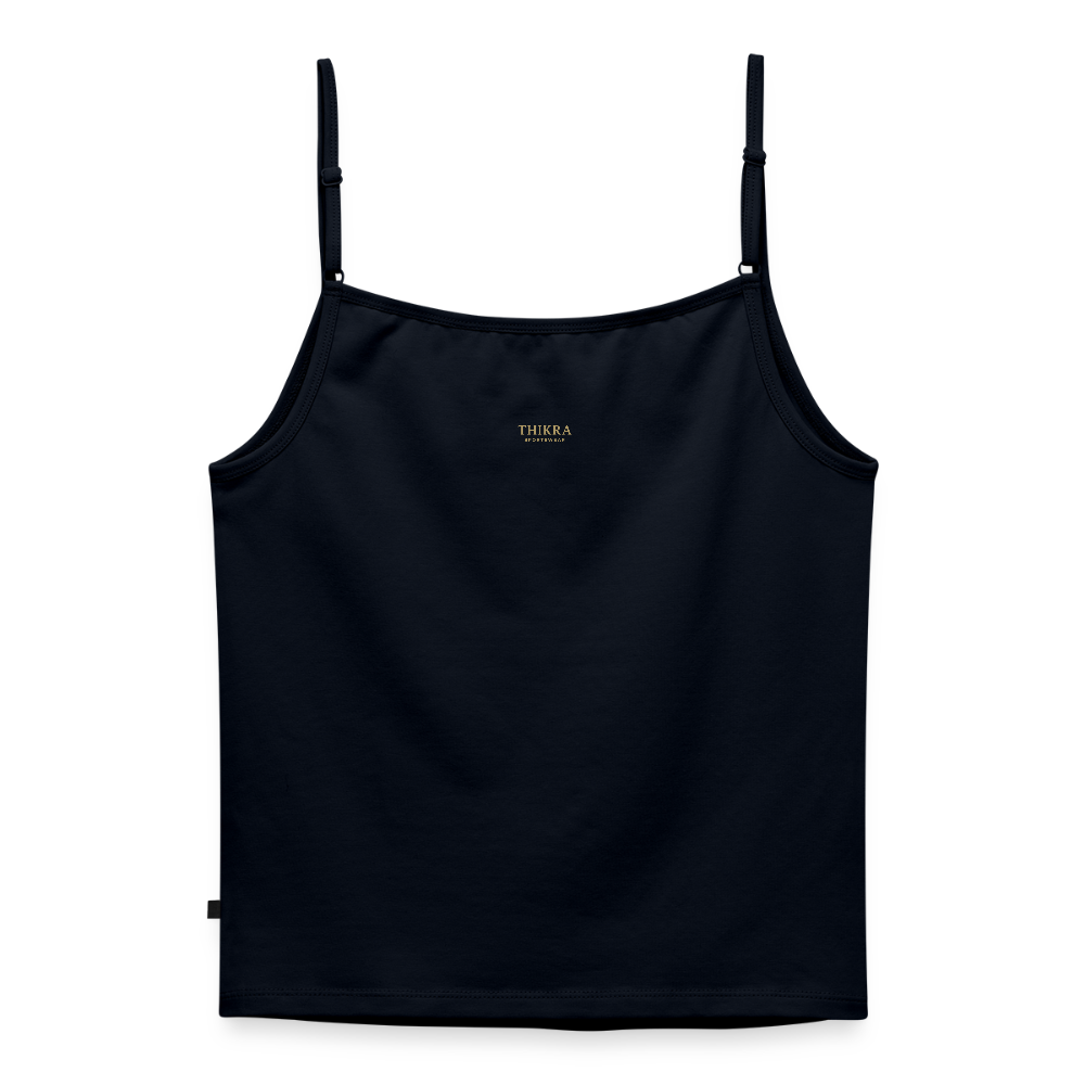 ThiKra's Premium Banded Tank-Top / Women - navy