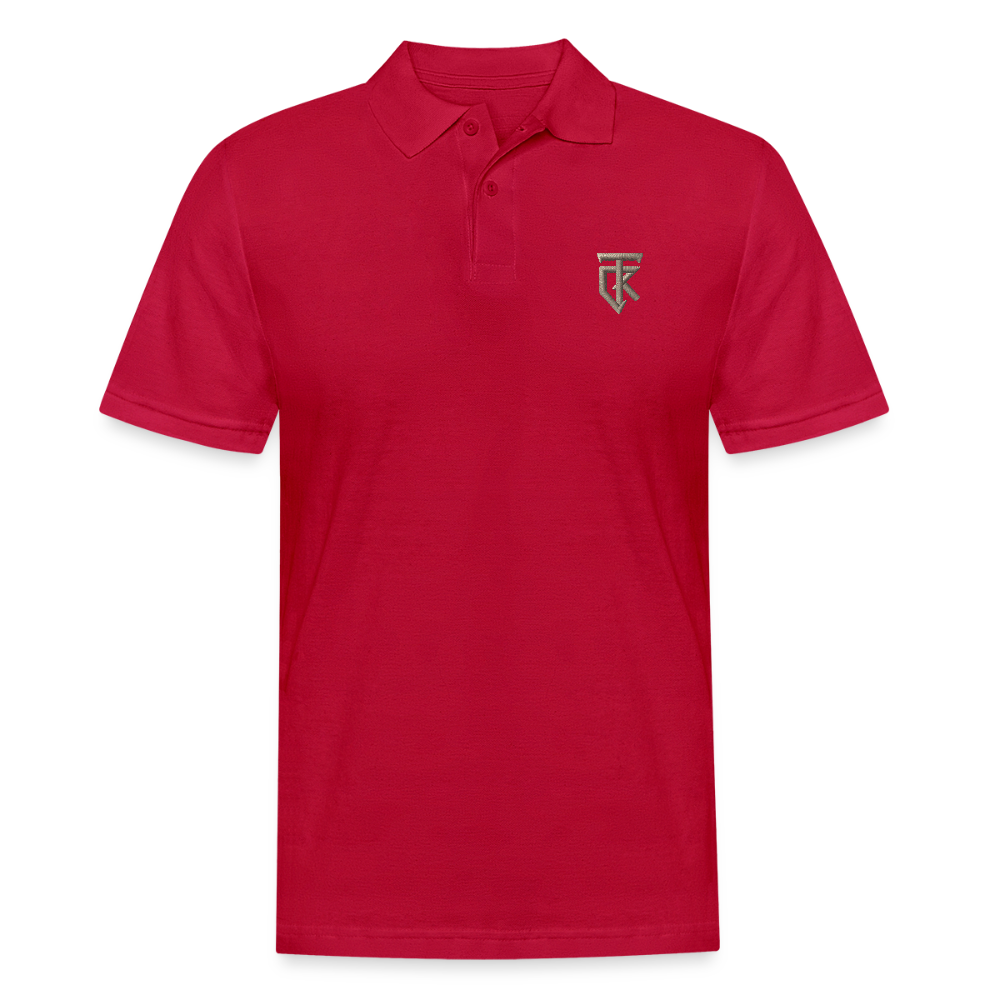 ThiKra's Premium Fitpolo / Men - cherry red
