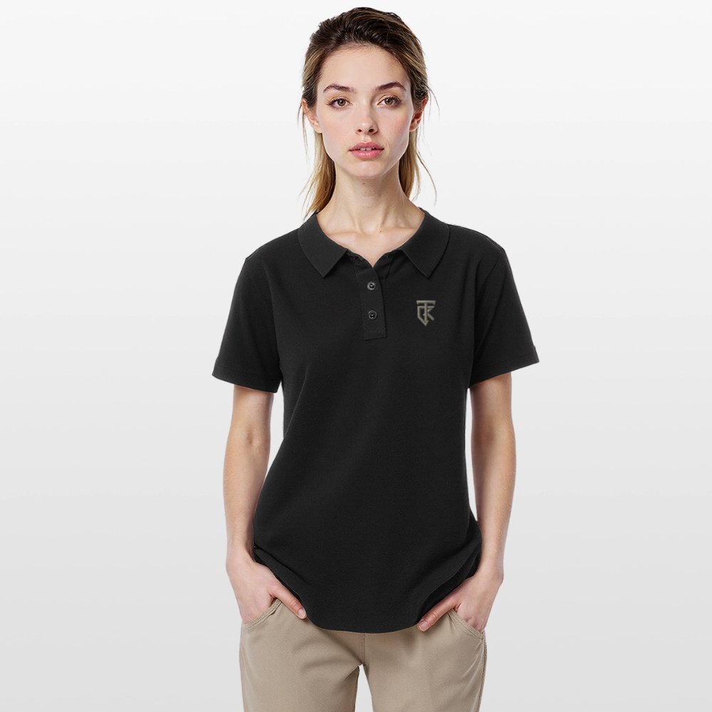 ThiKra's Premium Fitpolo / Women - black