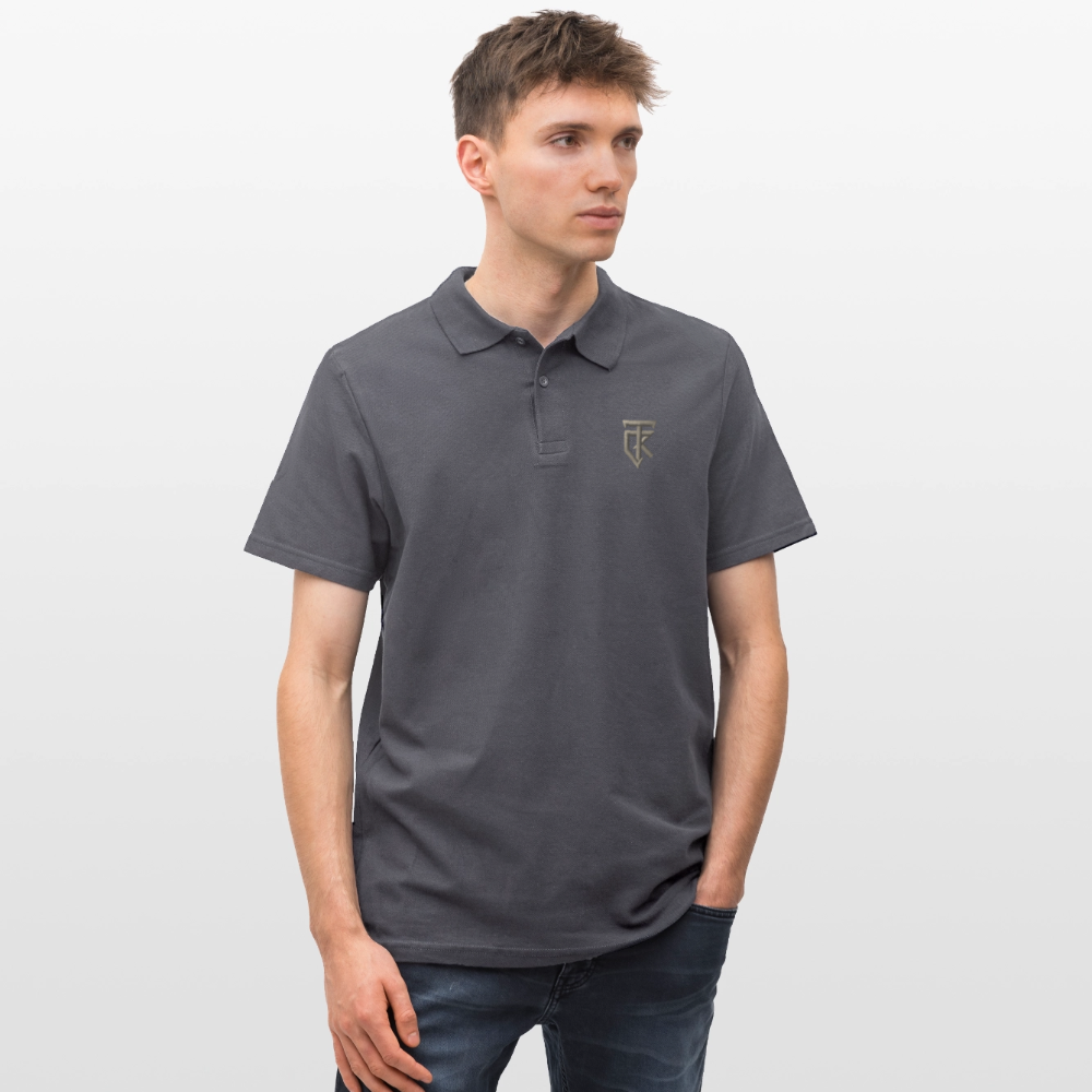 ThiKra's Premium Fitpolo / Men - charcoal grey