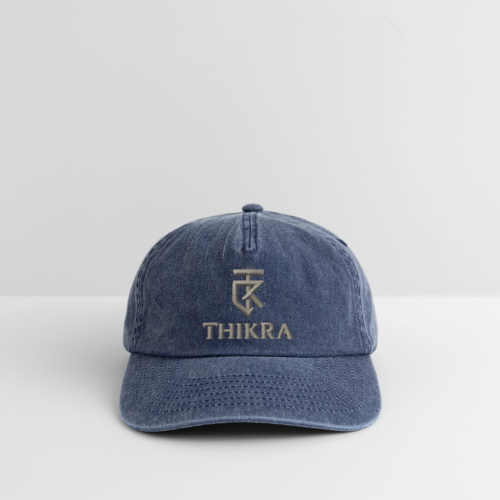 ThiKra's Premium Fitcap - vintage denim