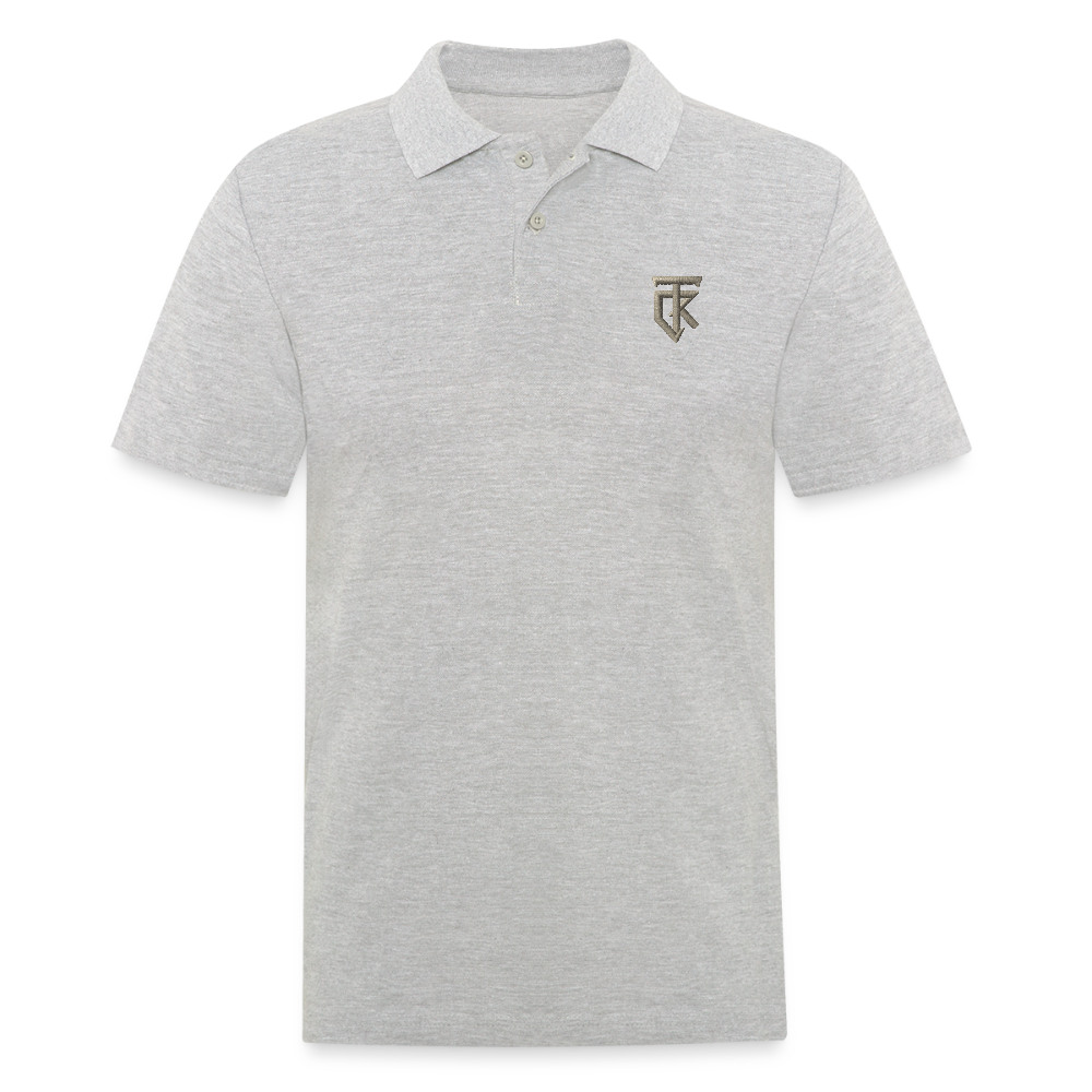 ThiKra's Premium Fitpolo / Men - heather grey