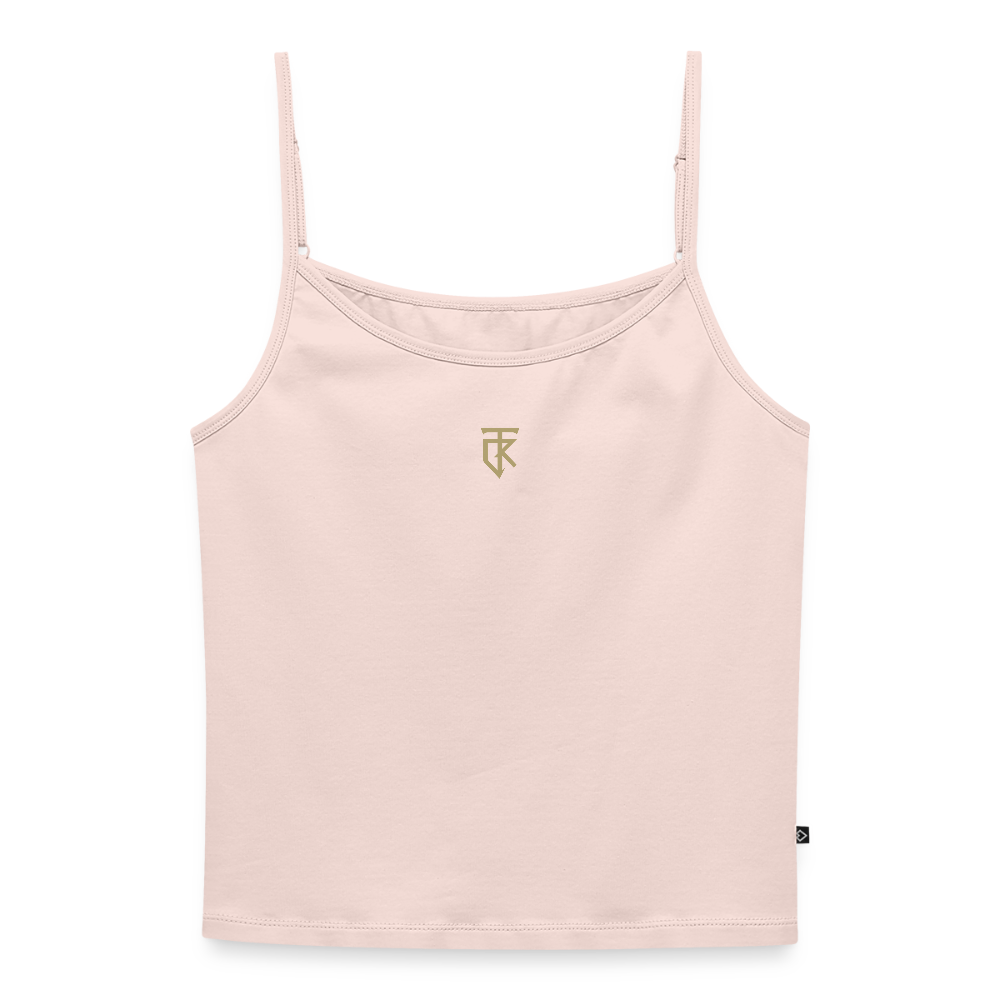 ThiKra's Premium Banded Tank-Top / Women - powder pink