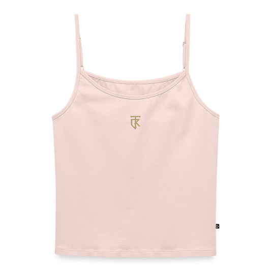 ThiKra's Premium Banded Tank-Top / Women - powder pink