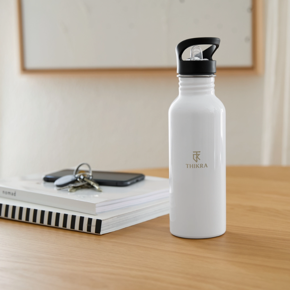 ThiKra's Strawed Fitbottle - white