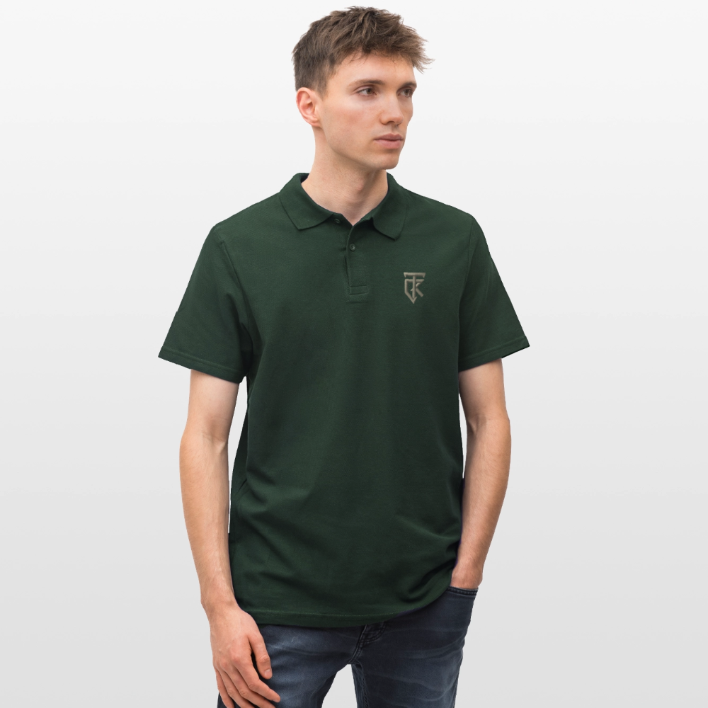 ThiKra's Premium Fitpolo / Men - forest green