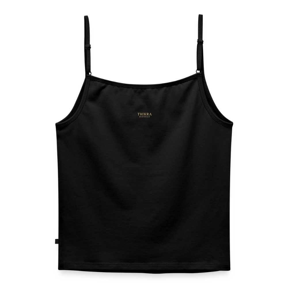 ThiKra's Premium Banded Tank-Top / Women - black