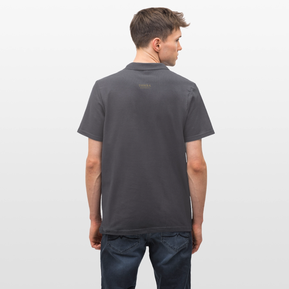 ThiKra's Premium Fitpolo / Men - charcoal grey