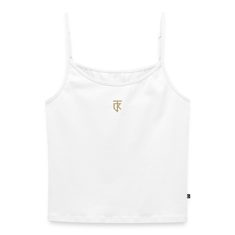 ThiKra's Premium Banded Tank-Top / Women - white