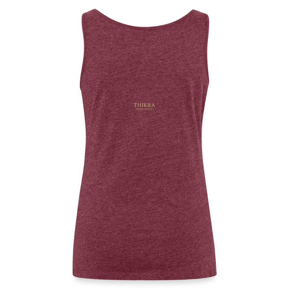 ThiKra's Premium Fit-Tanktop / Women - heather burgundy