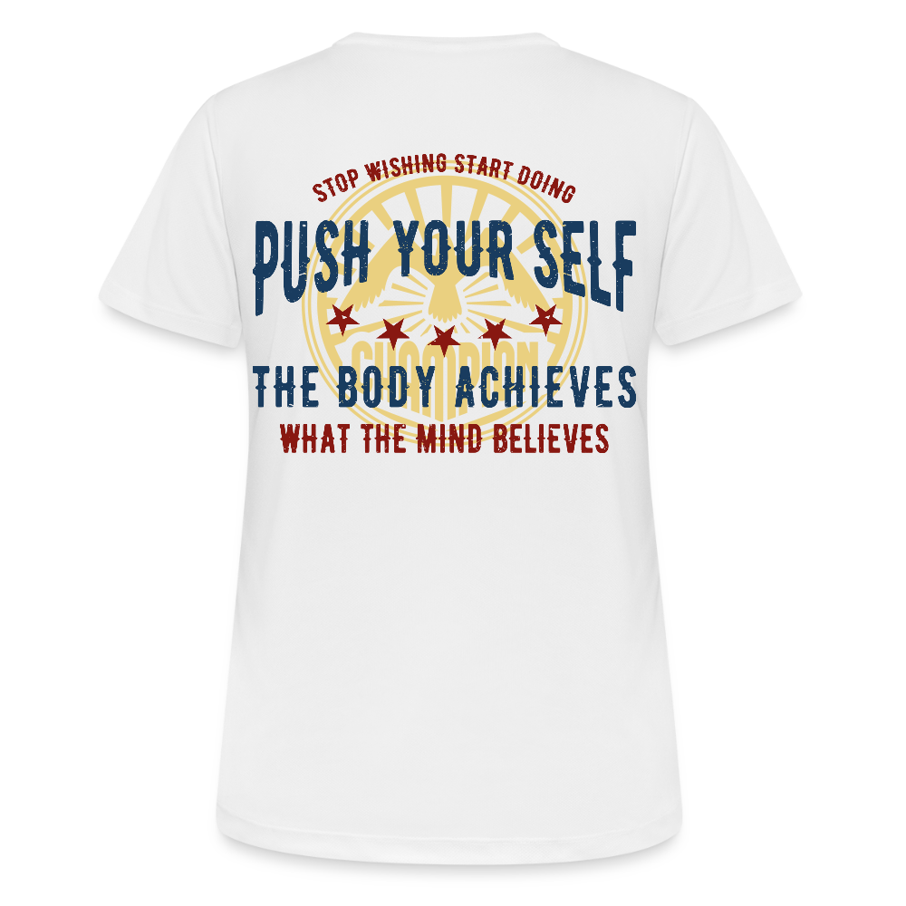 ThiKra's HYPE ''Champion'' Fitshirt / Women - white
