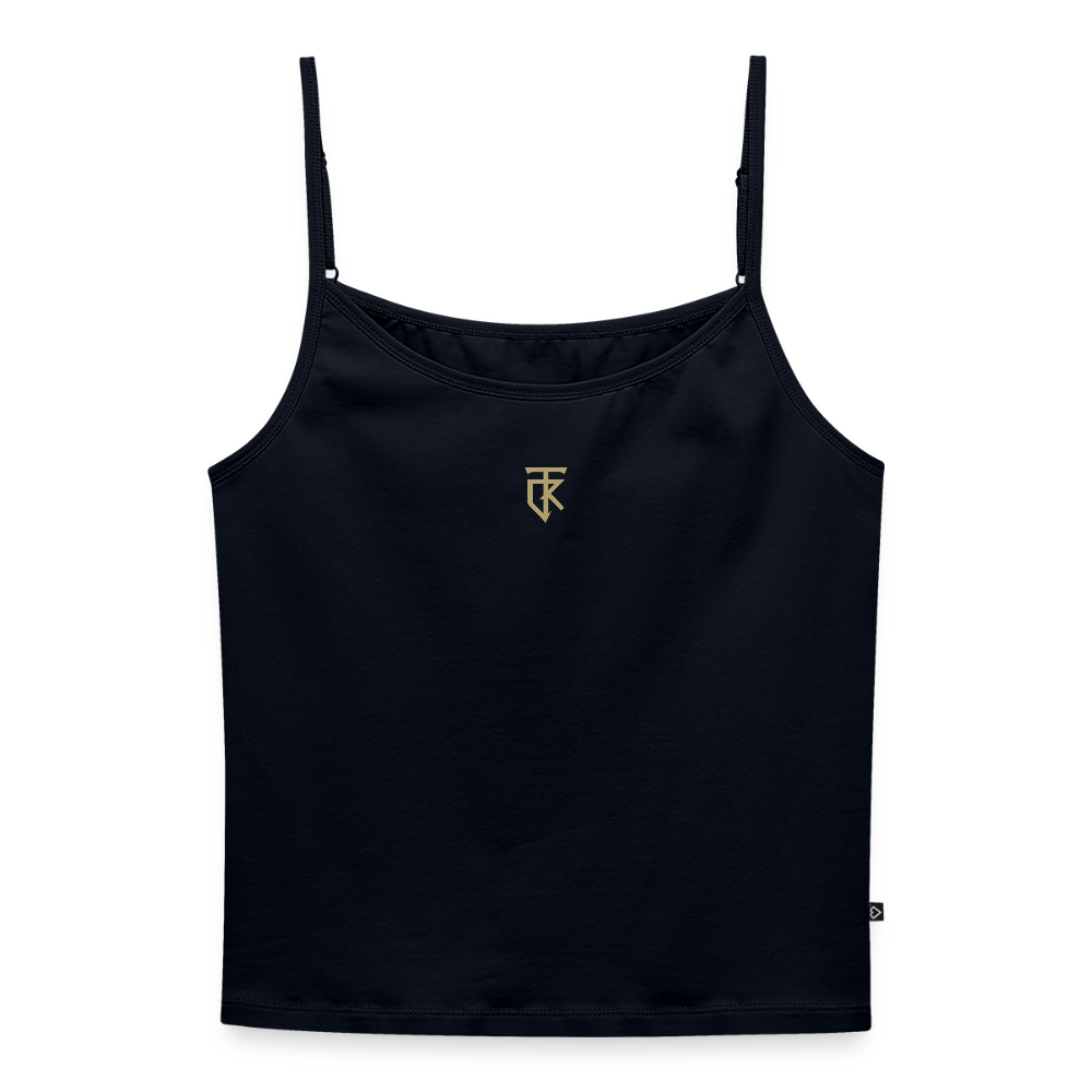 ThiKra's Premium Banded Tank-Top / Women - navy