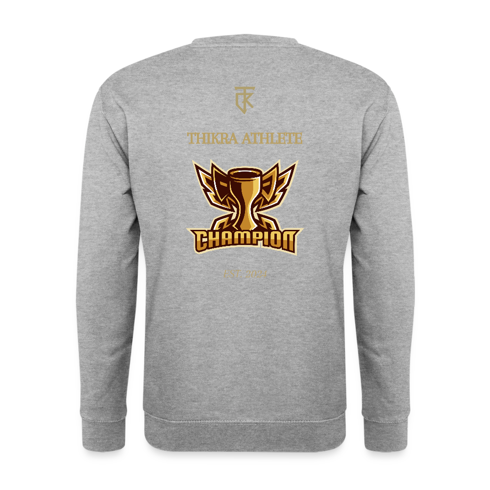 ThiKra's HYPE Fitsweater / Unisex - salt & pepper