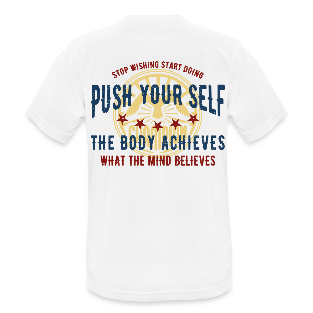 ThiKra's HYPE ''Champion'' Fitshirt / Men - white