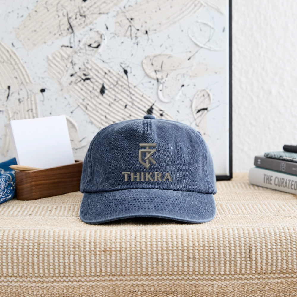 ThiKra's Premium Fitcap - vintage denim
