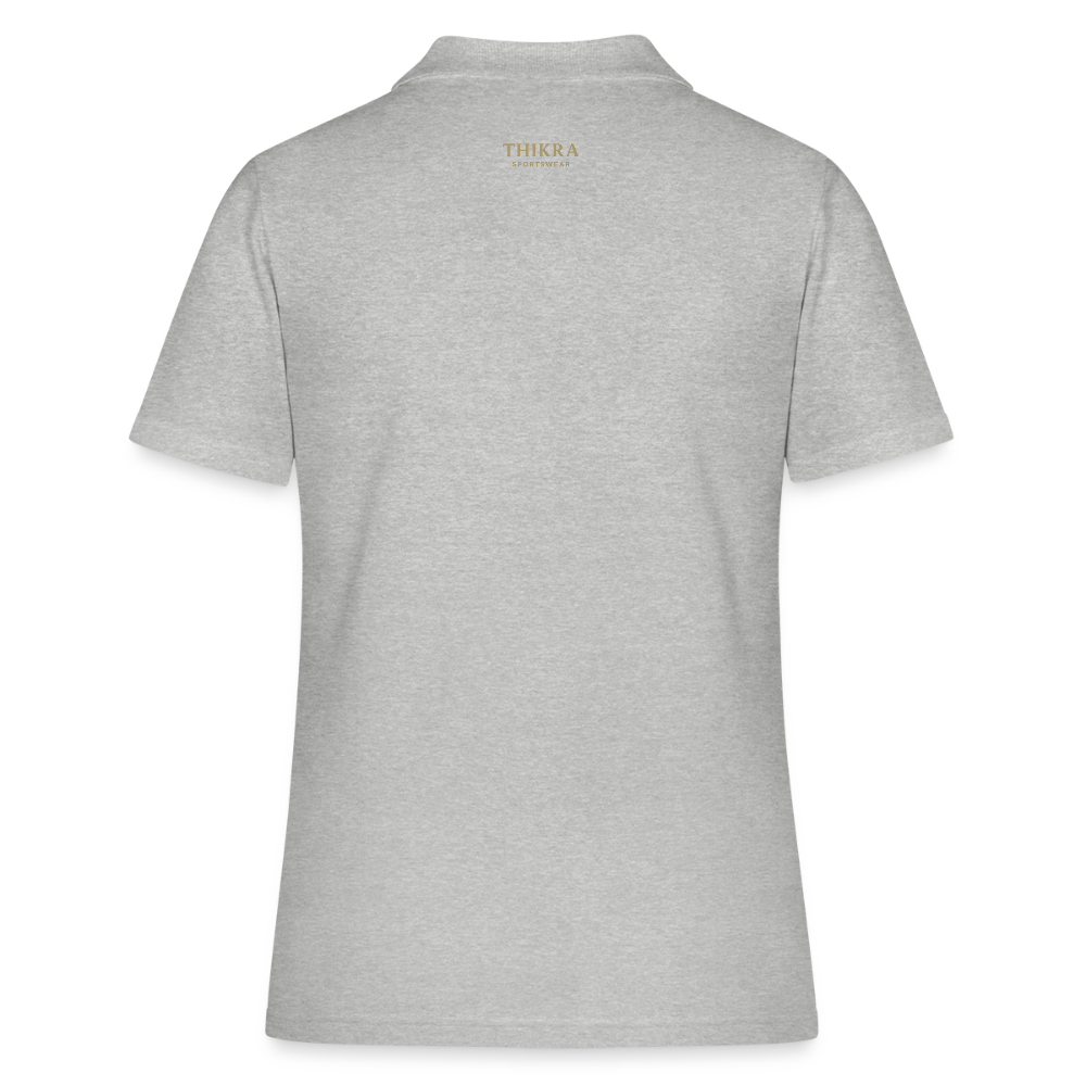 ThiKra's Premium Fitpolo / Women - heather grey