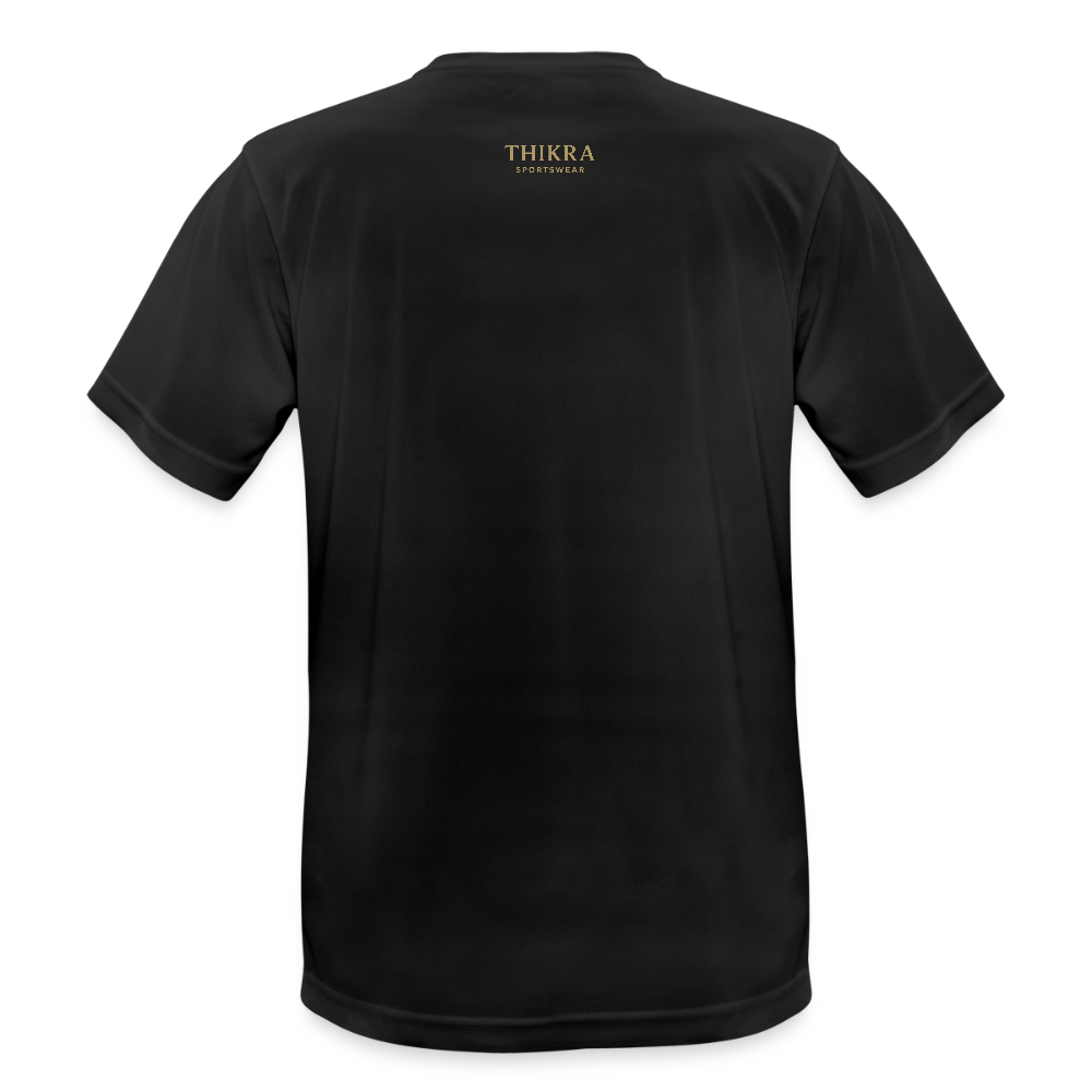 ThiKra's Premium Breathable Fitshirt / Unisex - black