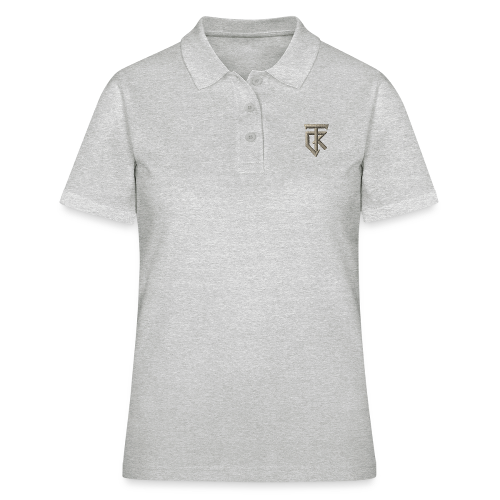 ThiKra's Premium Fitpolo / Women - heather grey