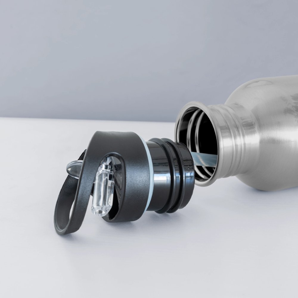 ThiKra's Strawed Fitbottle - silver