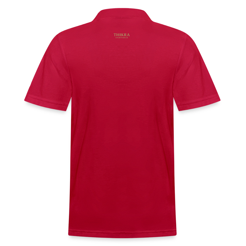 ThiKra's Premium Fitpolo / Men - cherry red