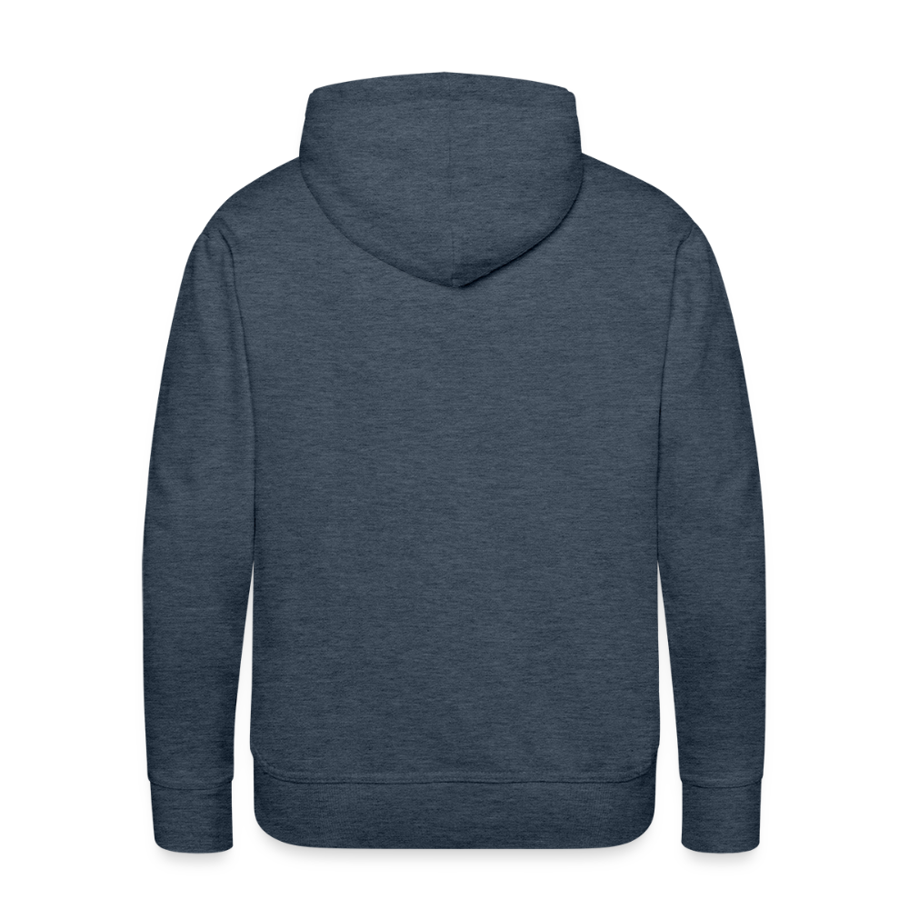 ThiKra's Premium Fithoodie / Men - heather denim